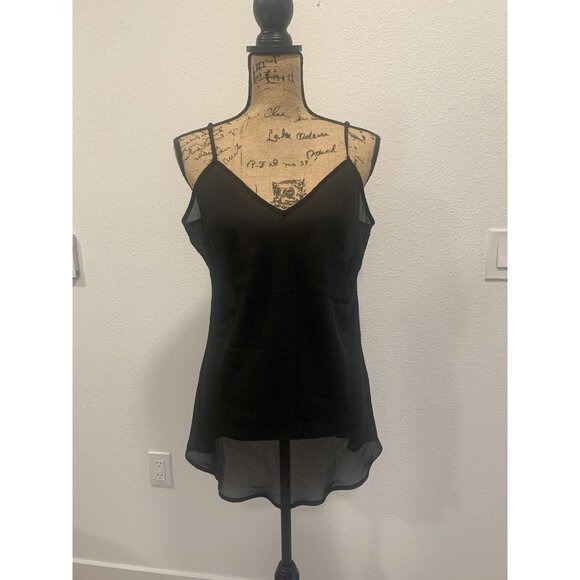 (F-158) Shorts sleeves womens top size L black‎ color - Picture 2 of 5